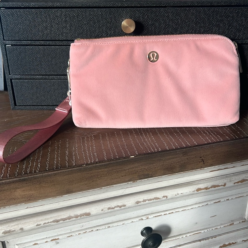 Lululemon Velvet Pink Wristlet